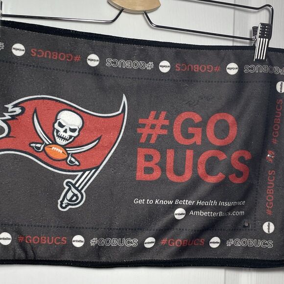 Lot of 2 NFL Tampa Bay Buccaneers Graphic Rally Towels #Go Bucs, #Go Bucs 18x11" - Picture 6 of 15